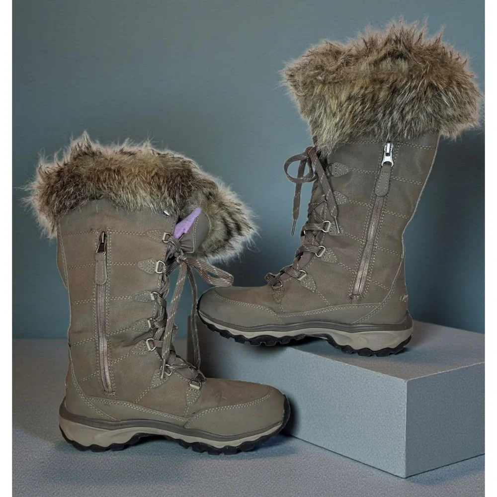 EDDIE BAUER Solstice 2 Boot Driftwood Women's Size 6 WINTER WATER RESISTANT